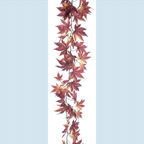 Guirlande feuille érable rouge 180cm