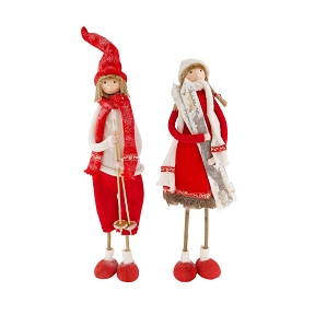 1 Personnage Noël 17 x 9 ht 60cm
