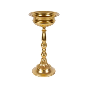 Coupe métal sur pied or ø20 ht 41cm