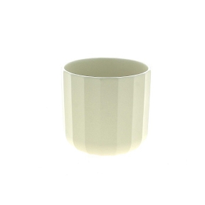 Cache-pot céramique palladio ivoire ø13.5 ht 12.5cm