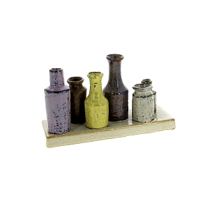 Déco mini vase céramique 20 x 7 ht 11.5cm