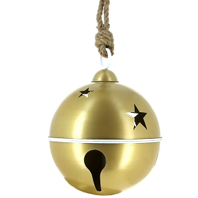 Grelot métal à suspendre or brillant ø 30cm