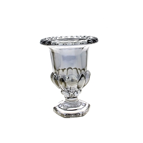 Vase medicis verre gris ø20 ht 26cm