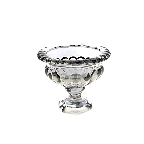 Coupe medicis verre gris ø13 ht 11cm