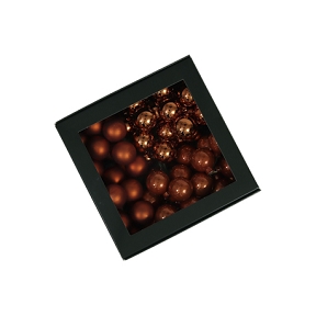 Boules verre mandarine ø 30 mm (x72)