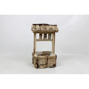 Coupe puits écorce naturel 15.5 x 15.5cm