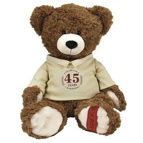 Ours brun avec polo ht 30cm