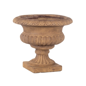 Coupe médicis effet rouille ø42 ht 38cm