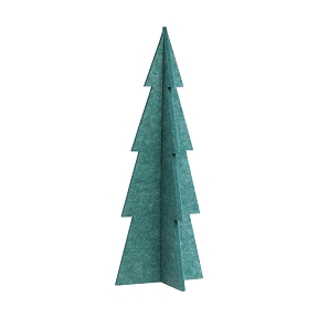 Sapin feutrine 3d vert 19 x 19 ht 50cm