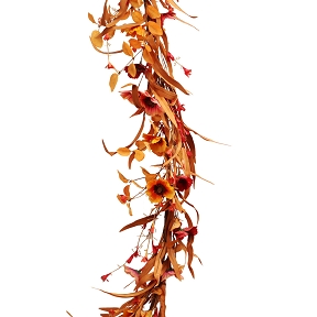 Guirlande automnale rouge-orange ht 153cm