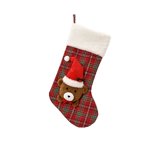 Chaussette déco ours 27 x 6 ht 53cm