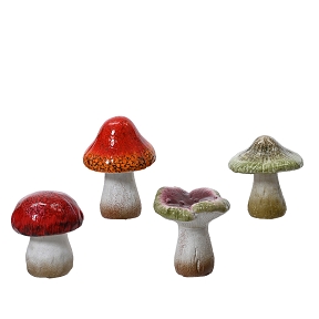 1 x Champignon céramique couleur ht 9.5cm