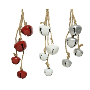 1 x Grelot métal à suspendre couleur ht 24cm