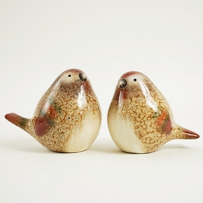 Oiseau chatenois 13 cm