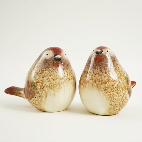 Oiseau chatenois 16 cm