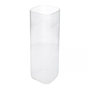 Vase verre carré « Rienzi » 10 x 10, ht 25 cm