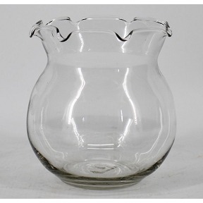 Vase verre boule espagne ø 11 ht 12 cm