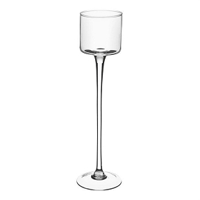 Coupe verre sur pied ø 9 ht 38 cm