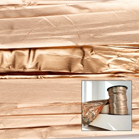 Ruban metal cuivre 12.5cm x 50 m