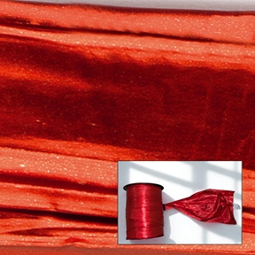 Ruban métal rouge 12.5cm x 50 m