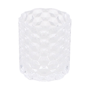 Photophore en verre ø 7.8 ht 8.8 cm
