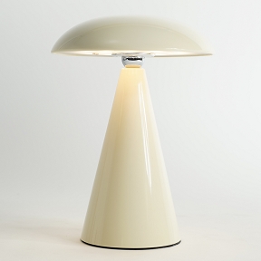 Lampe melaminé ivoire orlando ø 16 ht 21 cm