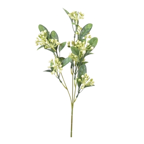 Branche baie du japon crème 45cm