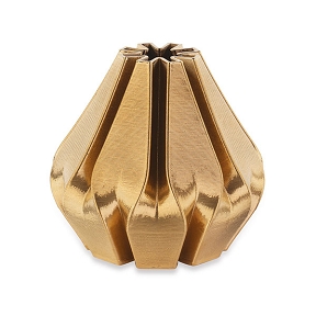 Vase céramique or intreccio ø 20.5 ht 19.5 cm