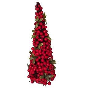 Sapin baies rouge ht 40 cm