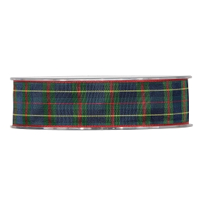 Ruban Ecossais vert bleu 25 mm x 20 m