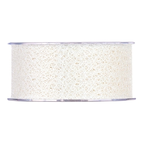 Ruban paradise ivoire 40 mm x 20m