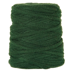 Cordelette laine 10mm x 150m vert fonce