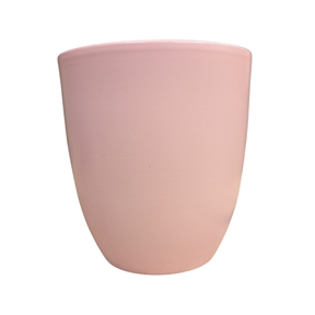 Cache-pot orchidée rose ø 13 ht 14 cm