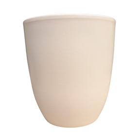 Cache pot orchidée ivoire ø 13 ht 14 cm