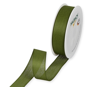 Ruban déco coton vert 25mm x 25m