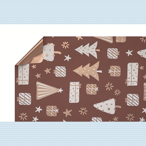 Bobine perla alpine choco-or 0.80 x 40m