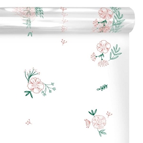 Bobine polypro imprimée nagano rose 0.80 x 120m