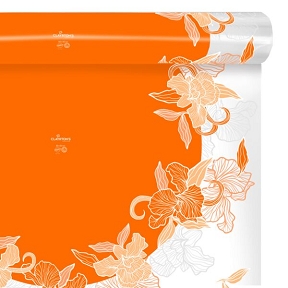 Bobine carre silas orange 0.80 x 40m