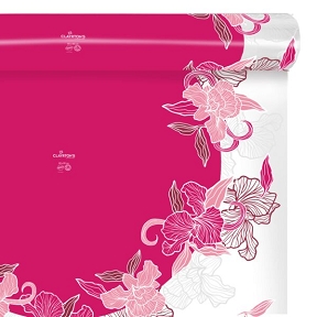 Bobine carre silas fuchsia 0.80 x 40m