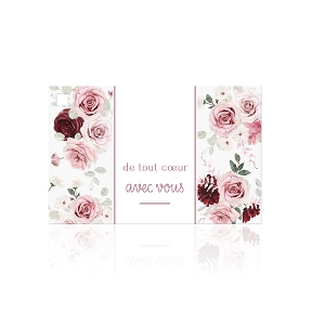 Cartes jeso désir "de tout coeur avec vous"
