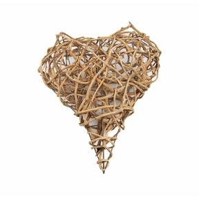 Cœur osier naturel 50cm