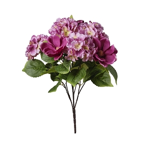 Piquet magnolia hydrangea ht 53cm beauty