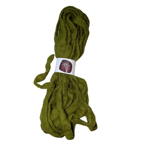 Ruban laine vert mousse 6-8mm x 5m