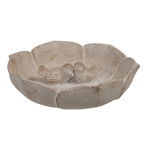 Bain à oiseau ciment ø24.5 ht 6cm