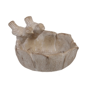 Bain à oiseau ciment ø17 ht 9.5cm