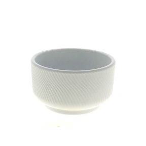 Coupe céramique blanche ø19 ht 11cm