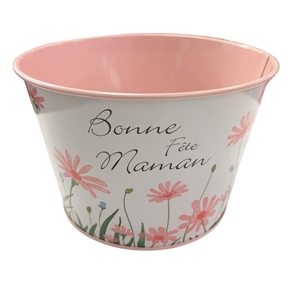 Coupe métal "bonne fête maman" ø15.5 ht 10cm