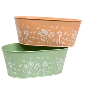 1 x Coupe ovale métal "appoline" 26x15h10