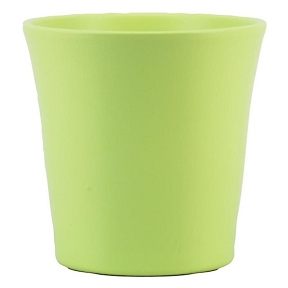 Cache-pot céramique vert pomme mat ø13.5 ht 13.3cm