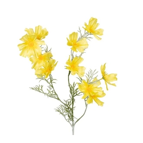 Branche chrysantème jaune ht 90cm